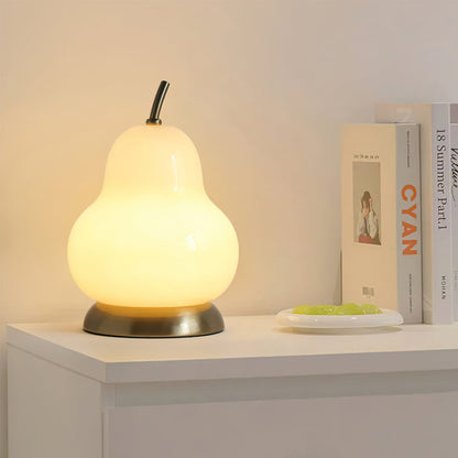 Table Lamp Made of Pear Glass – Stylish Illumination for Cozy Rooms 7