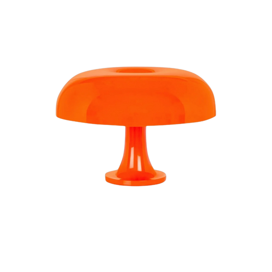 Table Lamp Retro Dome – Vibrant Orange Design for Cozy Spaces 0