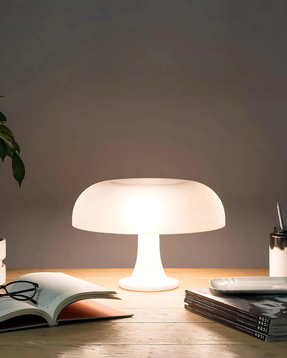 Table Lamp Retro Dome – Vibrant Orange Design for Cozy Spaces 8
