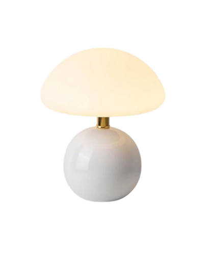 Table Lamp Sphere Shape Red – Cozy Ambient Glow for Any Room 3