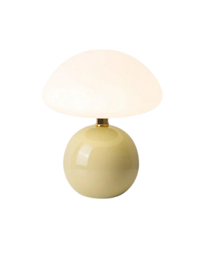 Table Lamp Sphere Shape Red – Cozy Ambient Glow for Any Room 4
