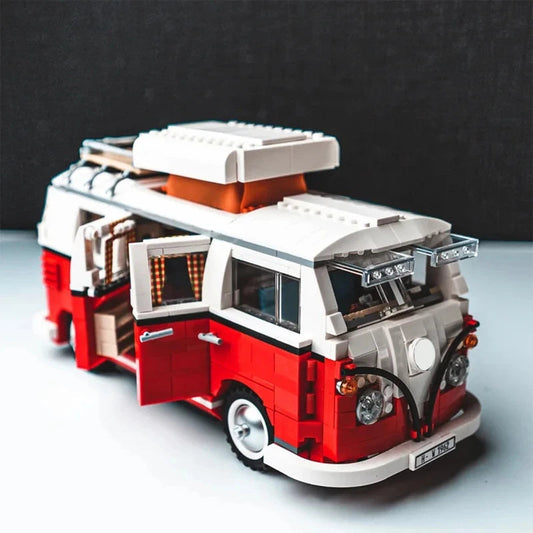 Technical Camper Van Building Blocks – Engaging Set for Creative Play 0