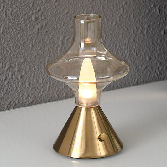 Theater Table Lamp – Cordless Illumination with Vintage Charm 0