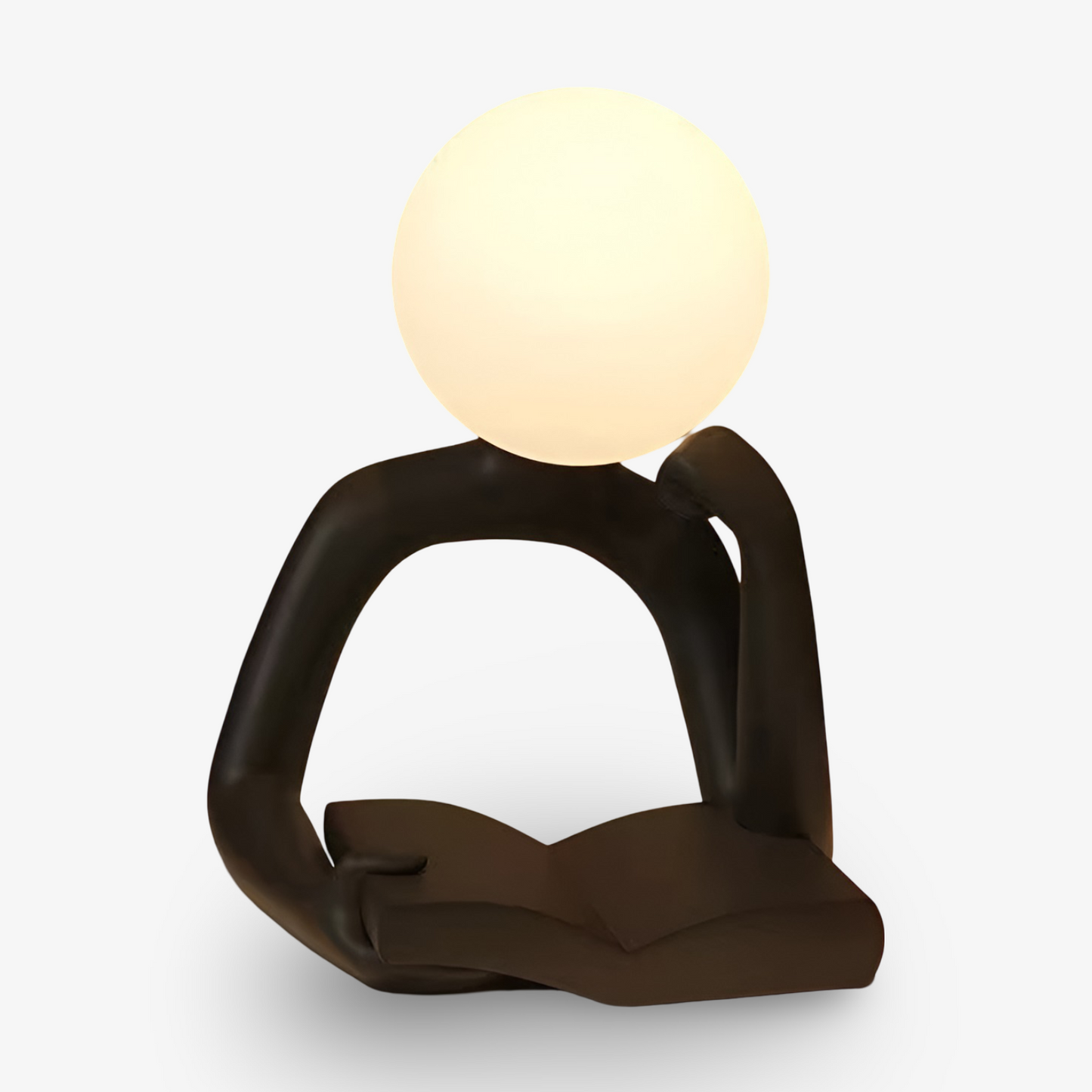 Thinker Moon Sculpture Table Lamp – Artistic Reading Light for Modern Rooms 7