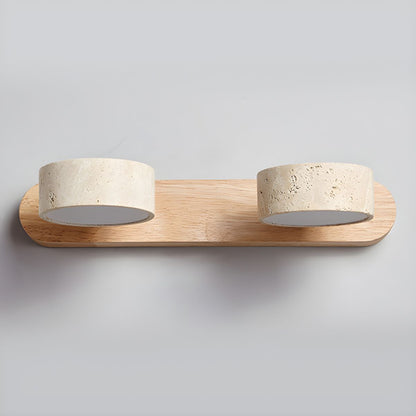 Travertin Duo Wall Sconce – Elegant Design with Natural Materials 6