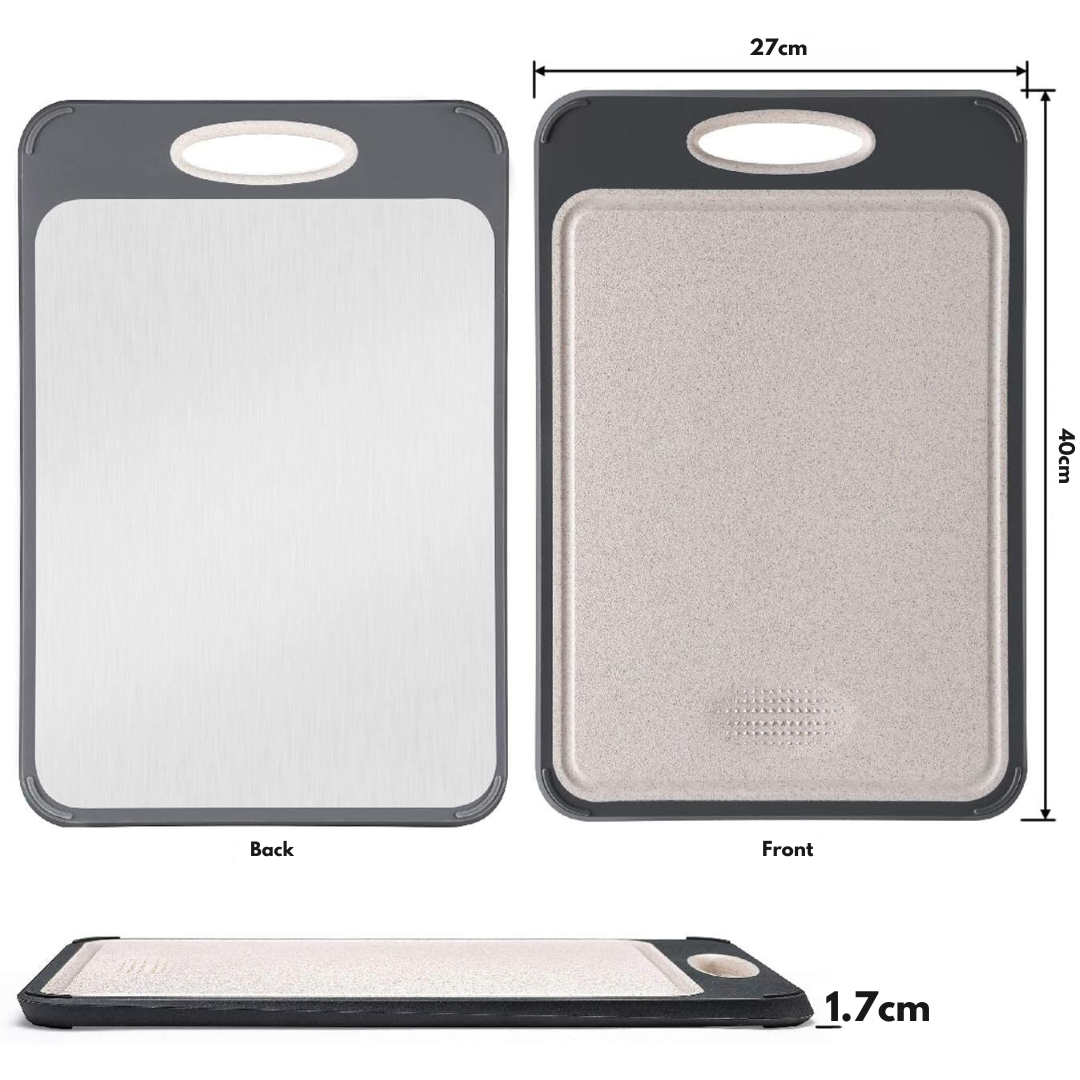 Ultimate Steel Cutting Board – Durable Surface for Safe Cooking 4