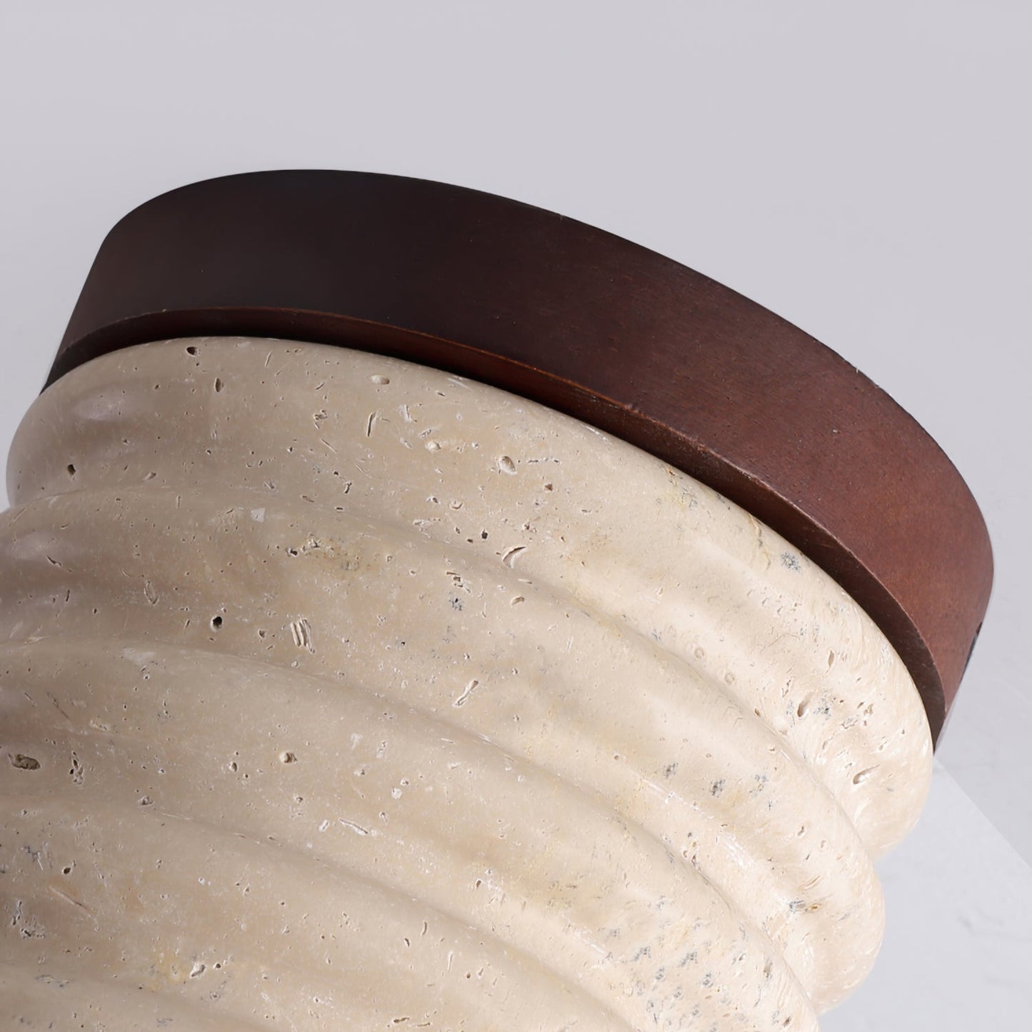 Vaarnii Travertine Ceiling Lamp – Stylish Fixture for Cozy Illumination 6