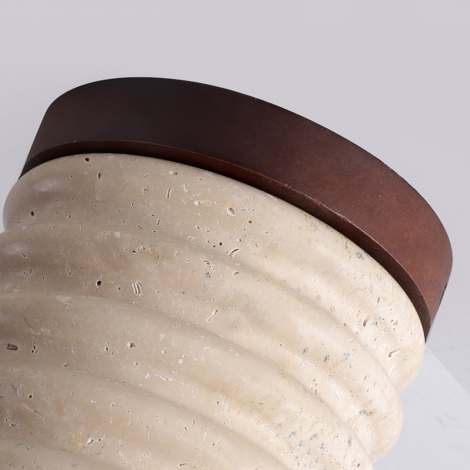 Vaarnii Travertine Ceiling Lamp – Stylish Fixture for Cozy Illumination 6