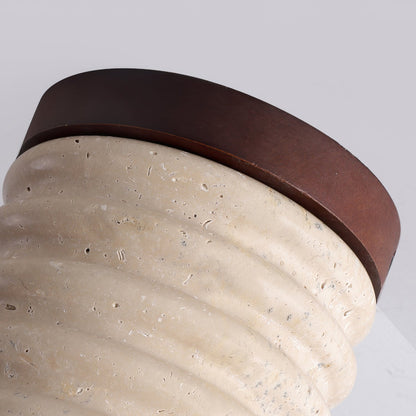 Vaarnii Travertine Ceiling Lamp – Stylish Fixture for Cozy Illumination 6