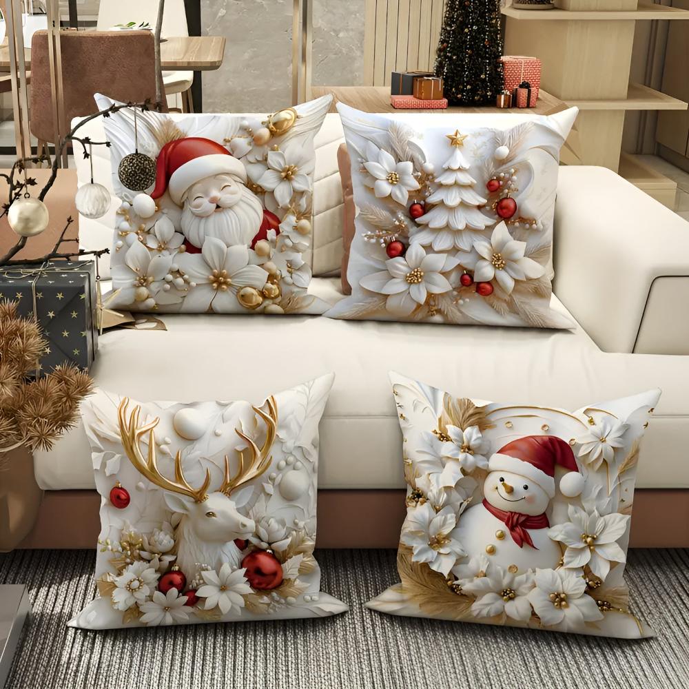 Velvet Christmas Cushion Covers – Transform Your Home With Festive Elegance 1