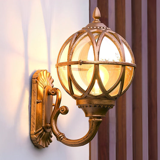 Vintage Bird Nest Outdoor Wall Light – Enchanting Glow for Outdoor Spaces 1
