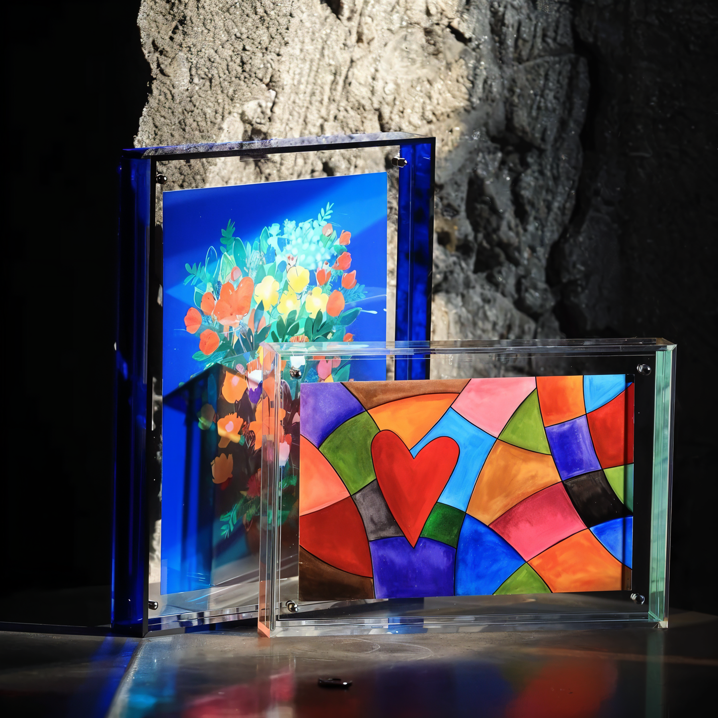 VividAcryl Neon Acrylic Picture Frame – Showcase Your Cherished Memories in Style 3