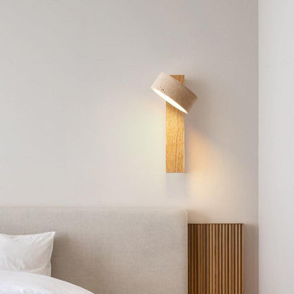 Wabi Sabi Travertin-Wandlucht – Elegant LED Wall Sconce Lighting for Serene Ambiance 8