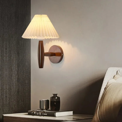 Wabi Sabi Wooden Wall Lamp – Stylish Accent for Cozy Spaces 0