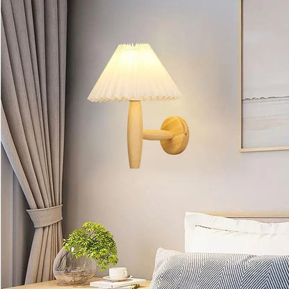 Wabi Sabi Wooden Wall Lamp – Stylish Accent for Cozy Spaces 4