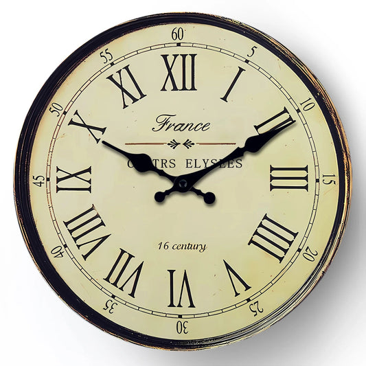 Wall Clock Classic French Design – Elegant Style for Tranquil Spaces 1