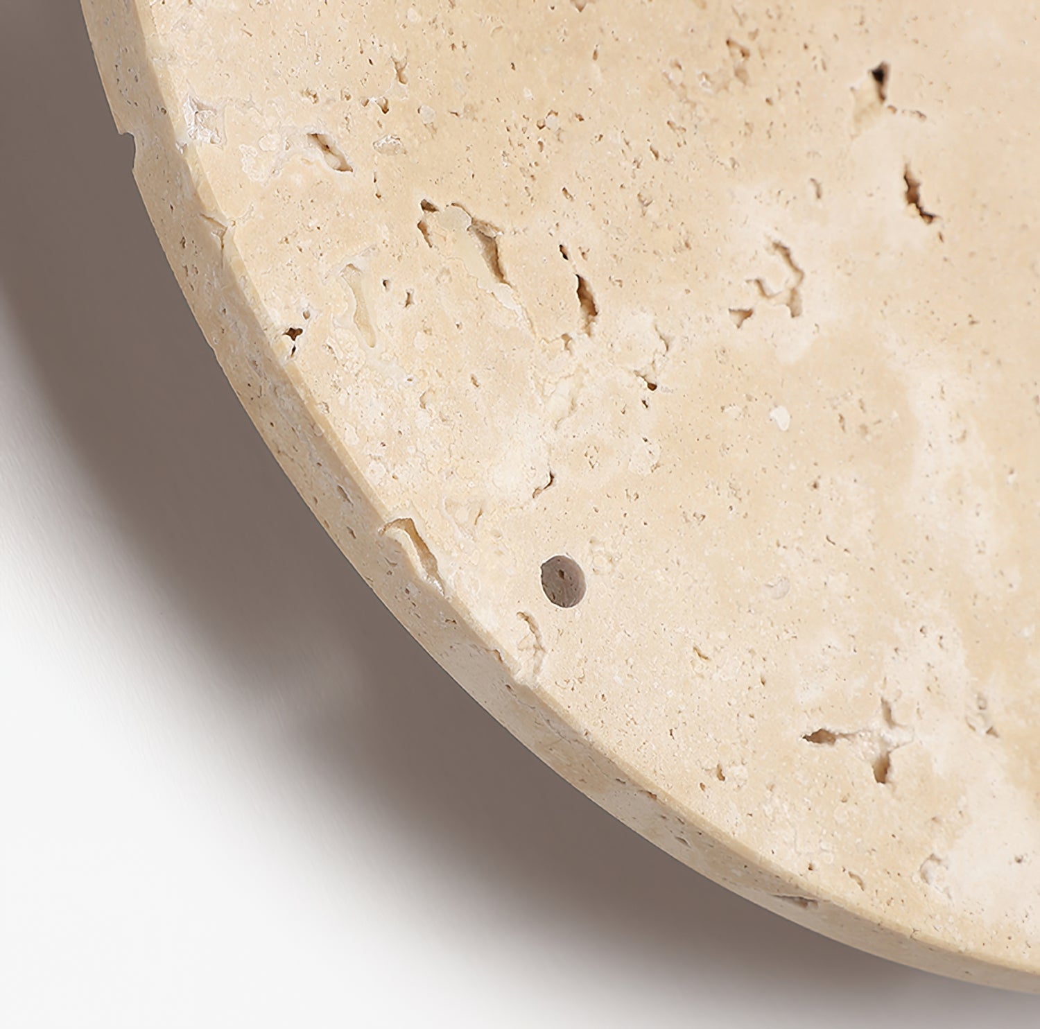 Wall Clock Travertine Lamp – Minimalist Design with Warm Ambiance 5