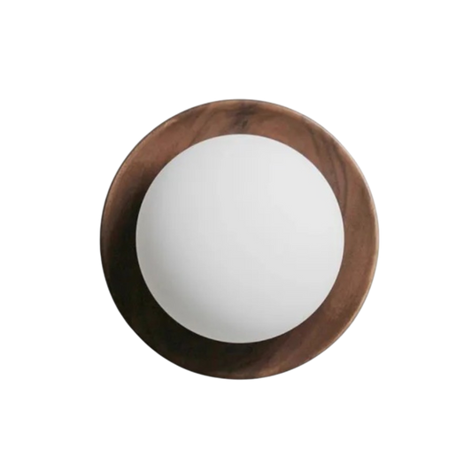 Wall Lamp La Sphère Bois – Natural Wood Design with Soft Glow 0