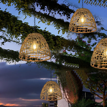 Waterproof Solar Bell Lanterns – Timeless Charm for Outdoor Spaces 0