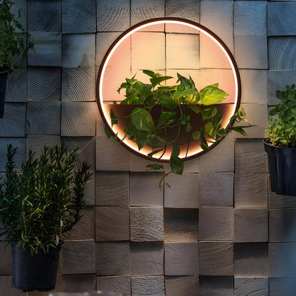 Waterproof Solar LED Outdoor Wall Light – Eco-Friendly Design with Integrated Planter 6