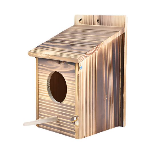 Weatherproof Wooden Bird House – Charming Retreat for Feathered Friends 1