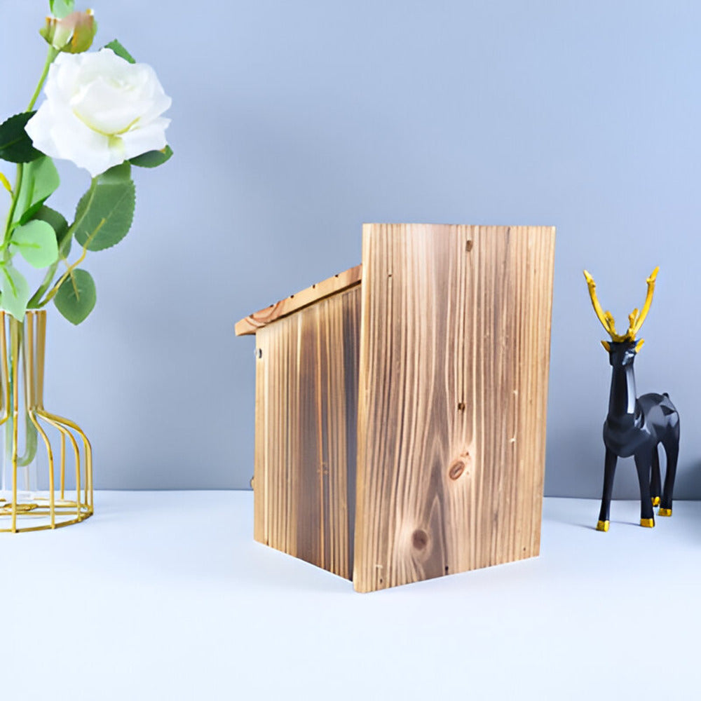 Weatherproof Wooden Bird House – Charming Retreat for Feathered Friends 3