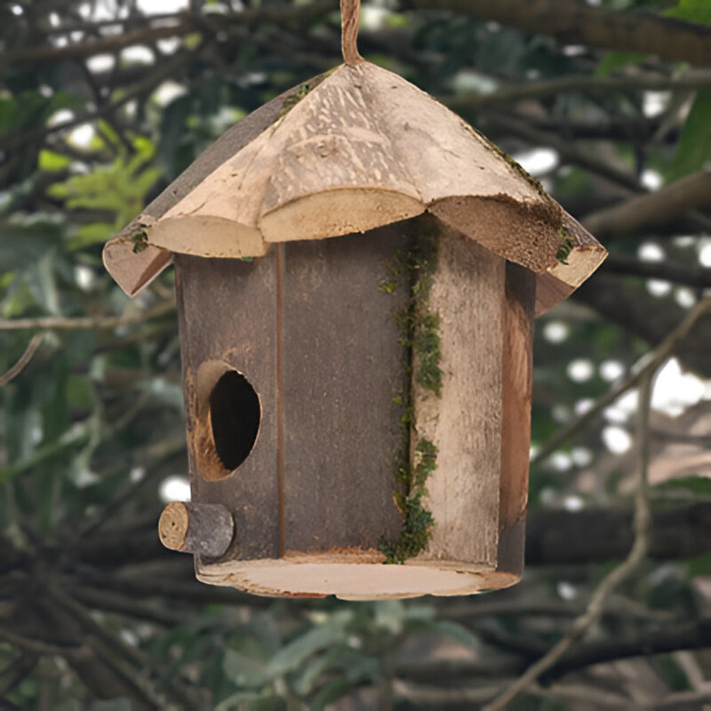 Wooden Bird House for Garden Beauty – Perfect Hummingbird Nesting Box for Outdoor Charm 2