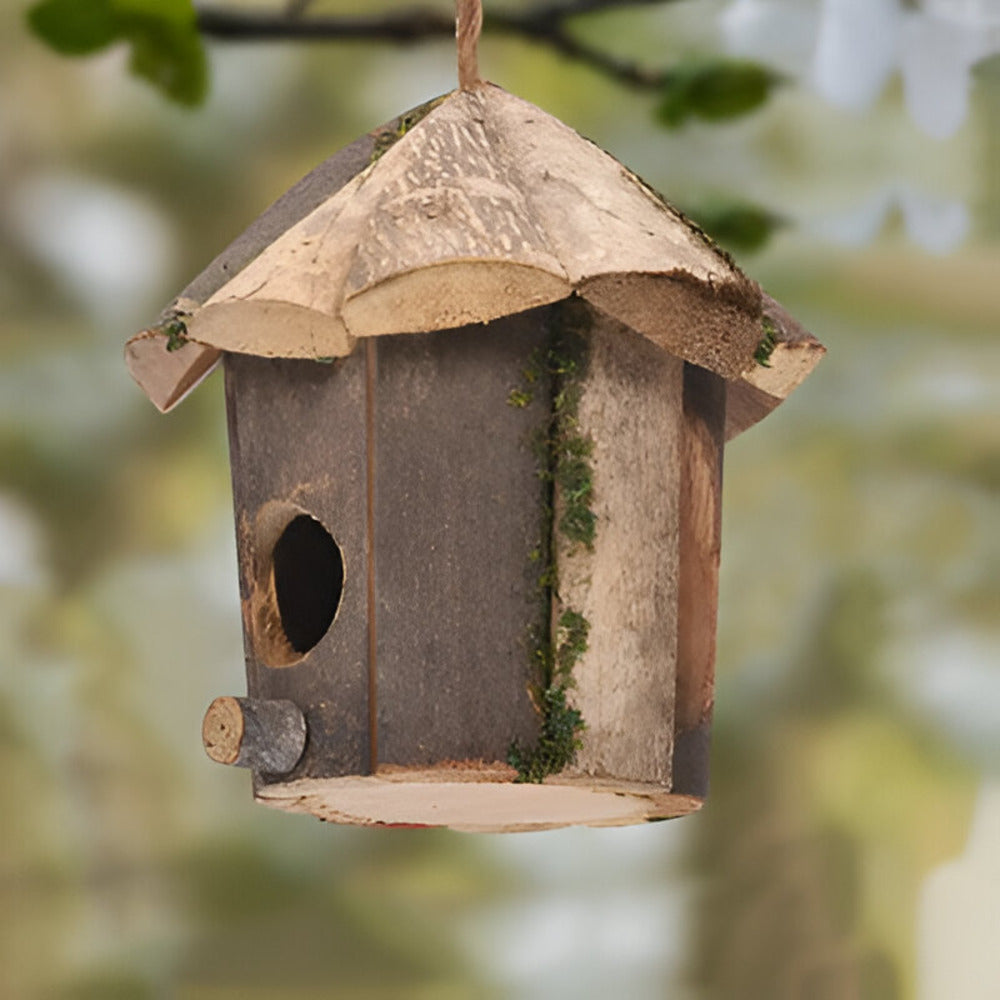 Wooden Bird House for Garden Beauty – Perfect Hummingbird Nesting Box for Outdoor Charm 4