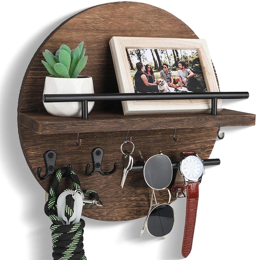 Wooden Key Holder for Wall – Elegant Design to Organize Your Keys 0