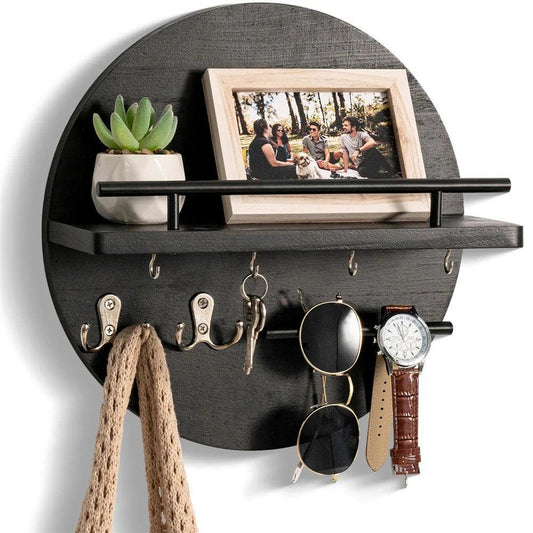 Wooden Key Holder for Wall – Elegant Design to Organize Your Keys 1