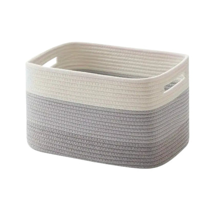 Woven Cotton Rope Storage Basket – Versatile And Stylish Organization Solution 3