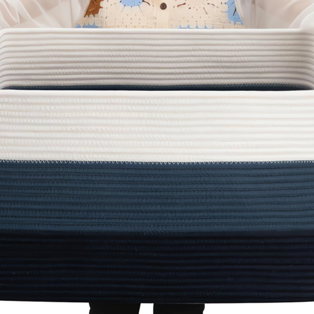 Woven Cotton Rope Storage Basket – Versatile And Stylish Organization Solution 4