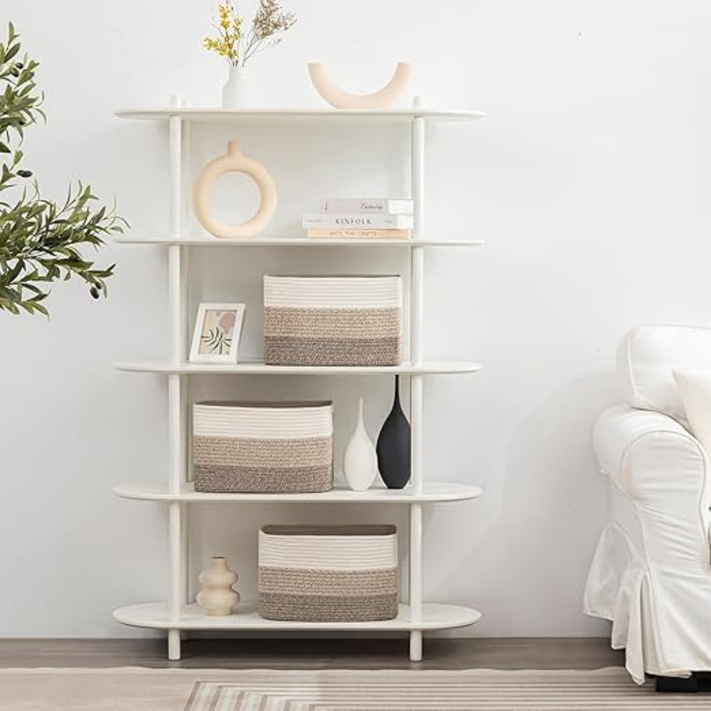 Woven Cotton Rope Storage Basket – Versatile And Stylish Organization Solution 5