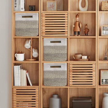 Woven Cotton Rope Storage Basket – Versatile And Stylish Organization Solution 8