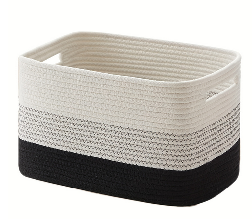 Woven Cotton Rope Storage Basket – Versatile And Stylish Organization Solution 9