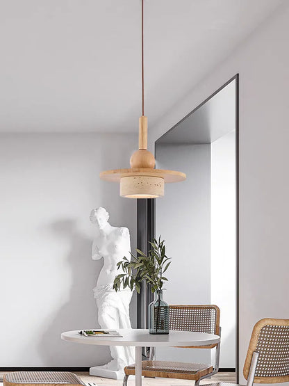 Yellow Cave Stone Wabi-Sabi Chandelier – Unique Vintage Glow for Every Setting 3
